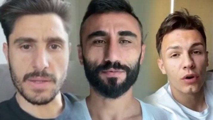 Bursasporlu futbolculardan hastane personelleriyle ‘Evde kal ’ çağrısı
