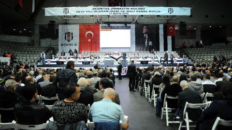 Beşiktaş`ta Mali Genel Kurul`a corona engeli