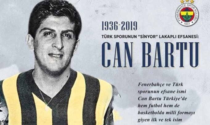 Fenerbahçe'de Can Bartu anıldı