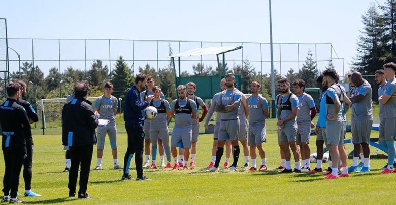 Trabzonspor antrenmanında yüzler gülüyor